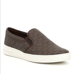 Micheal Kors Leather Slip on sneaker